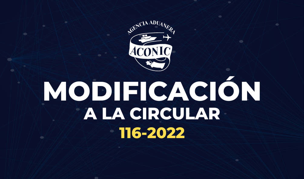 Modificación a la Circular 116-2022