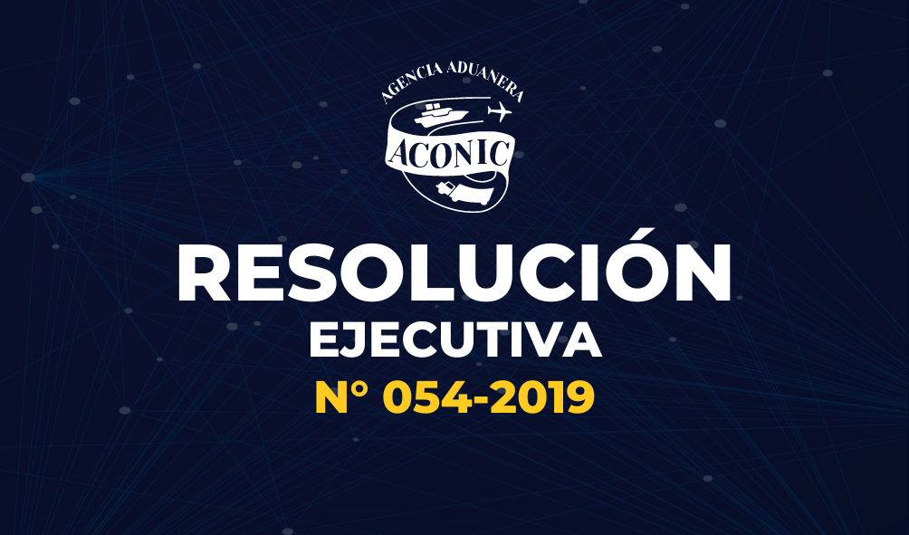 Resolución Ejecutiva N° 054-2019