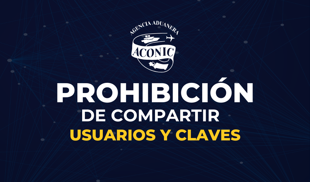 Prohibición de Compartir Usuarios y Claves